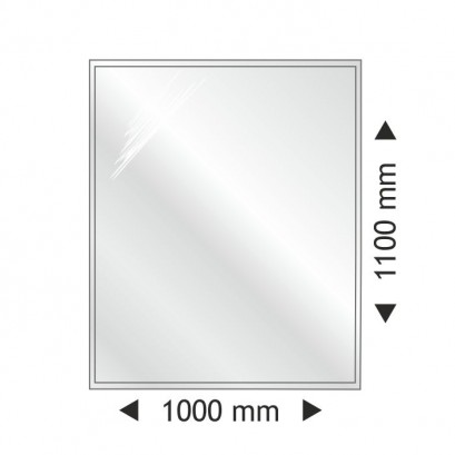 Placa protectie sticla 100×110 cm (6mm)