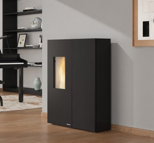 SOBA LaNordica SHARON PLUS STEEL NEGRU PELETI