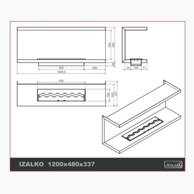 Kami Izalko 1200X480X337